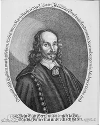Johannes Erasmus Kindermann, gravado por Johann Friedrich Fleischberger